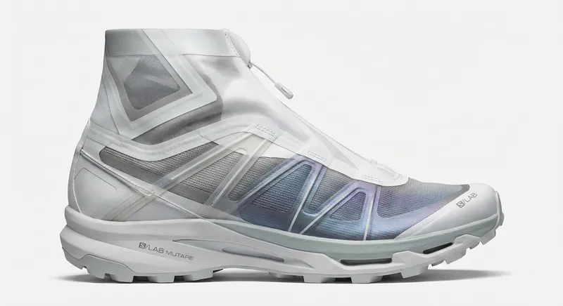 White trail boot concept render